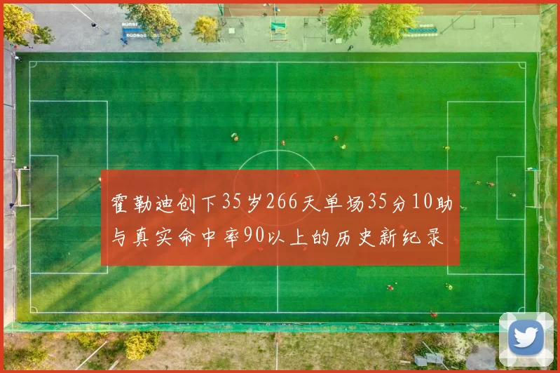 霍勒迪创下35岁266天单场35分10助与真实命中率90以上的历史新纪录
